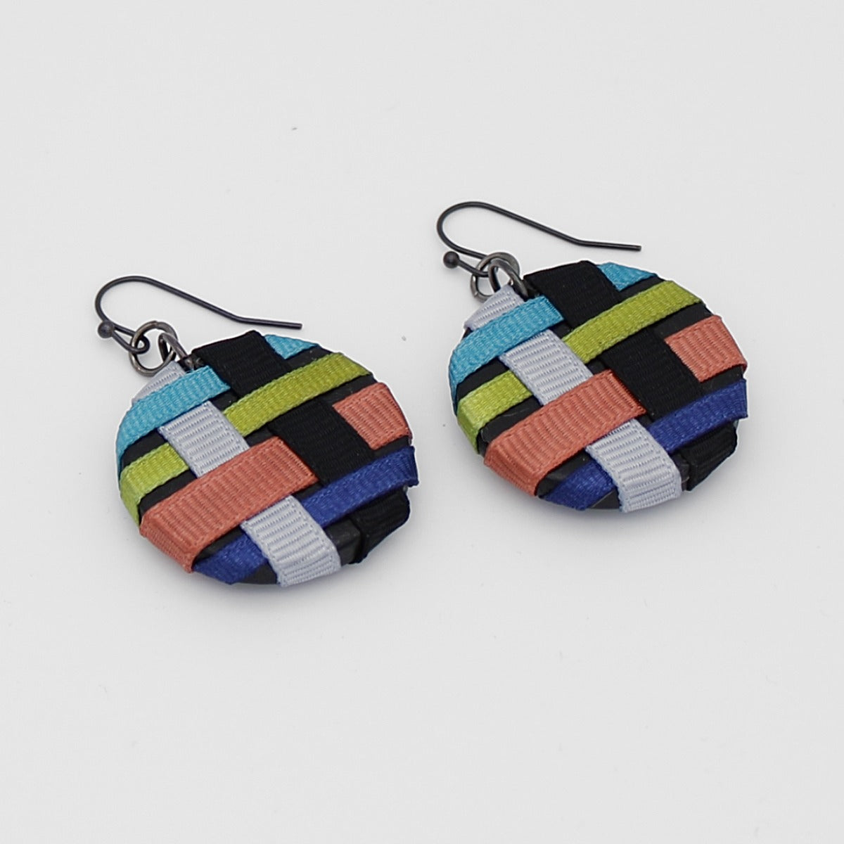 Multi Fiona Disc Earrings