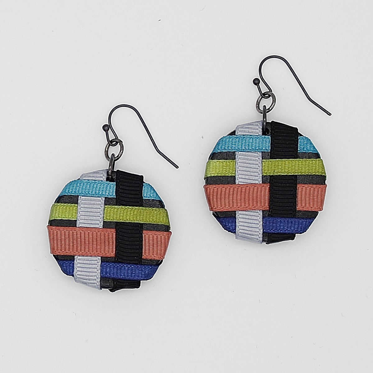 Multi Fiona Disc Earrings