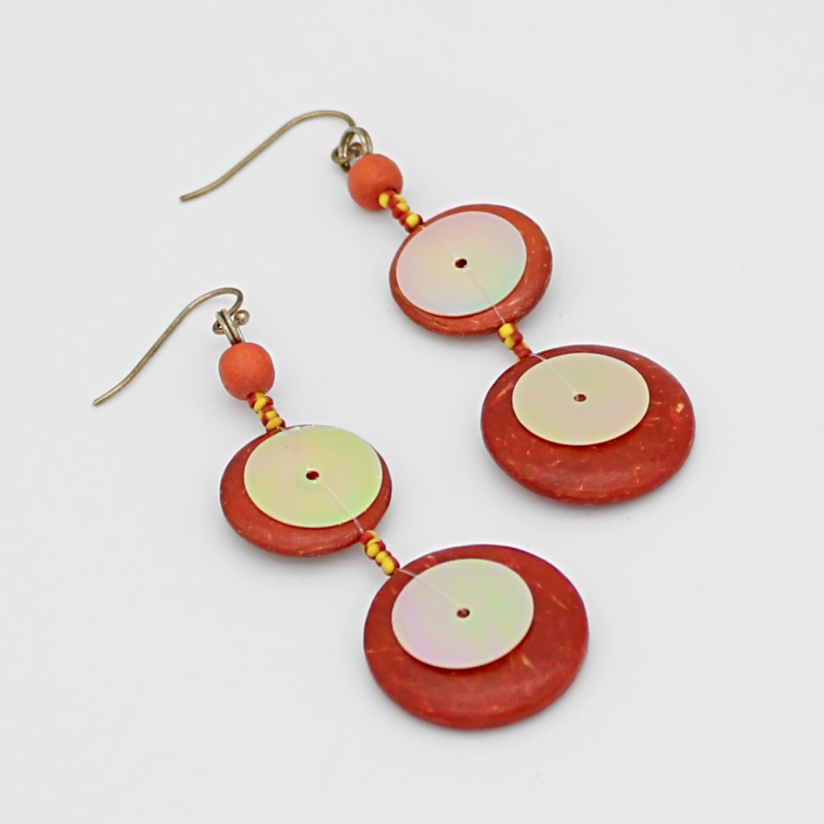 Orange Arabella Earrings