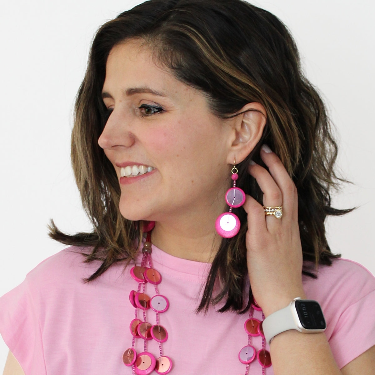 Fuchsia Arabella Earrings
