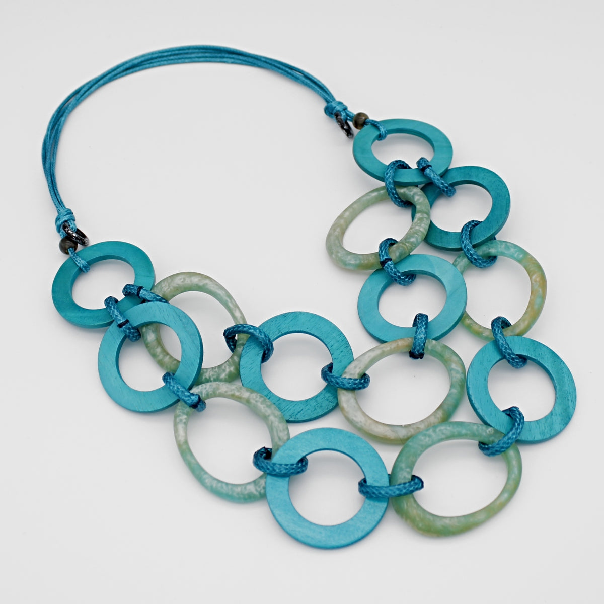 Turquoise Link Daniella Necklace