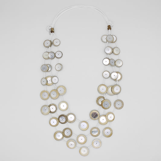 Ivory Iridescent Arabella Necklace