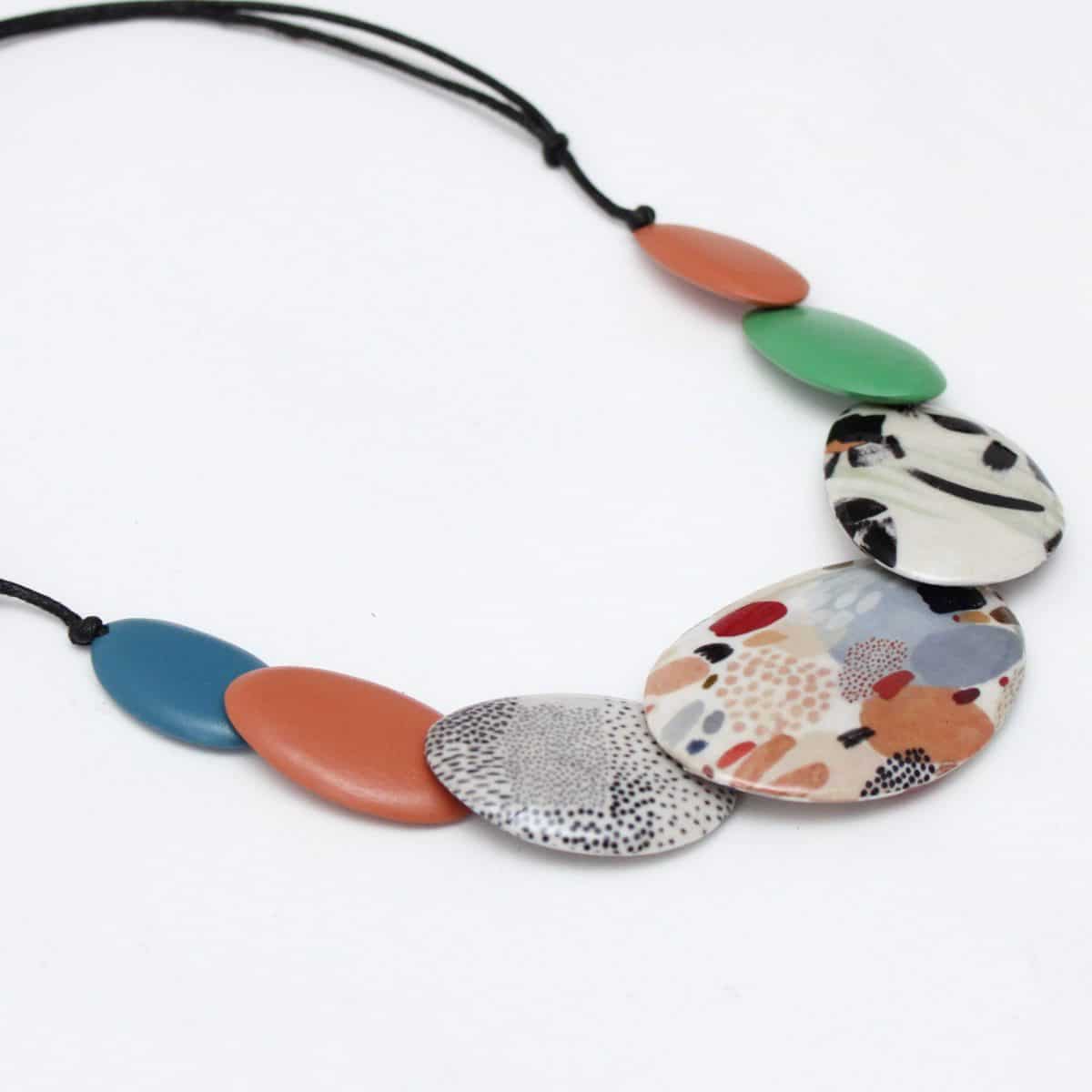 Multicolor Fallon Necklace - Sylca Designs - Chunky Jewelry