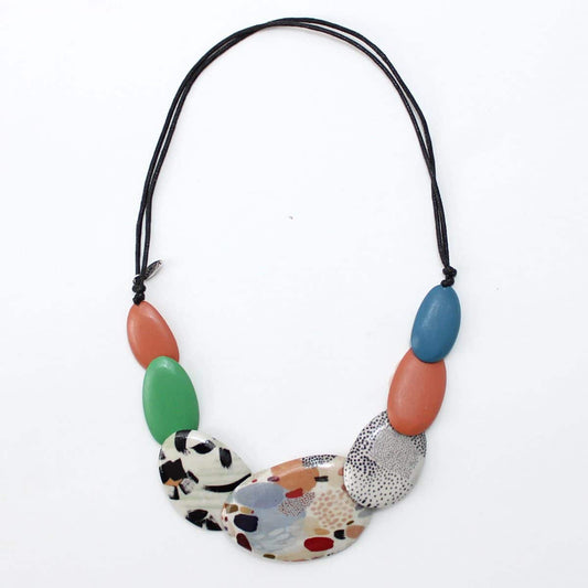 Multicolor Fallon Necklace - Sylca Designs - Chunky Jewelry