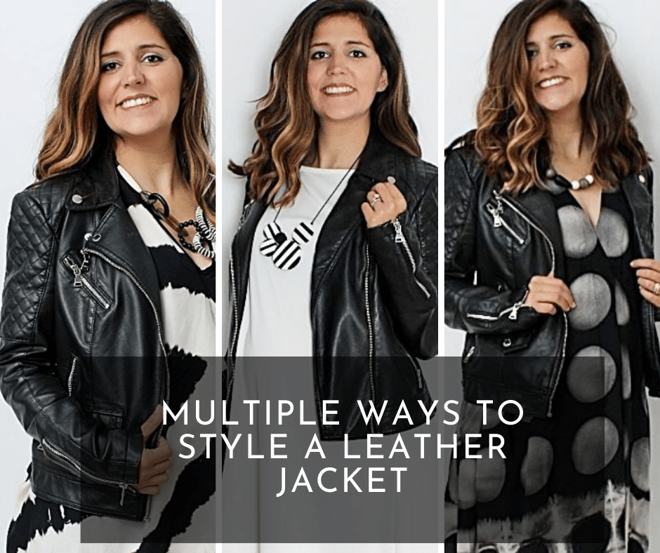 What to Wear with a Black Leather Jacket for Female