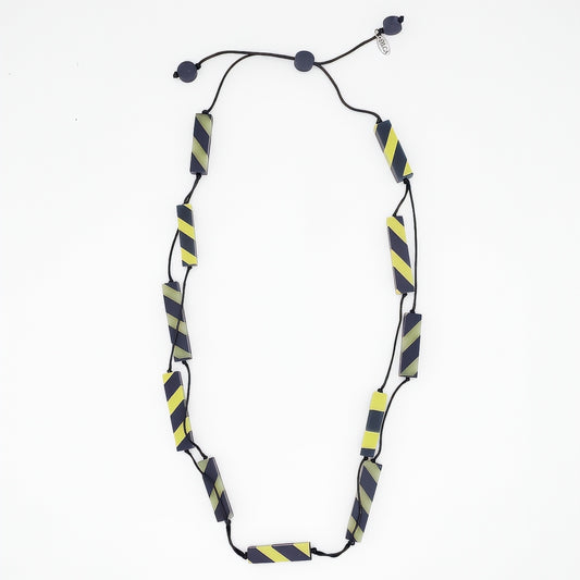 Lime & Navy Alicia Necklace