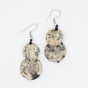 Speckled Grey Amelie Earrings