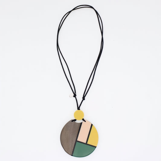 Abstract Artesian Chloe Pendant Necklace
