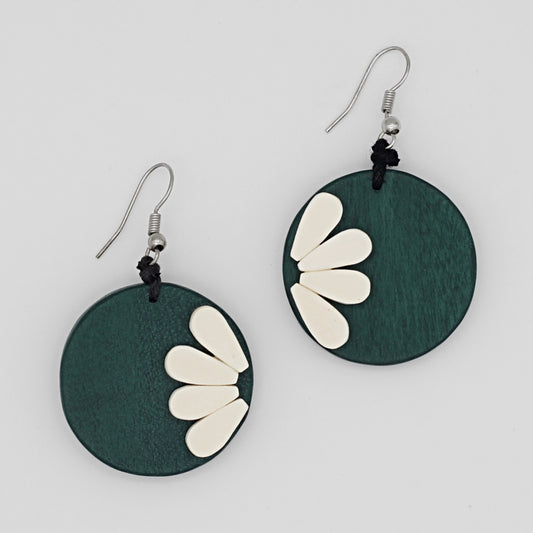 Teal He Loves Me Earrings