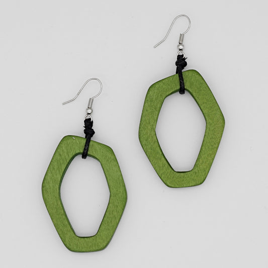 Lime Green Canyon Earrings
