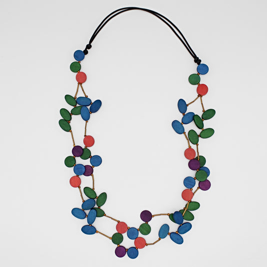 Multi Lizzie Petal Necklace