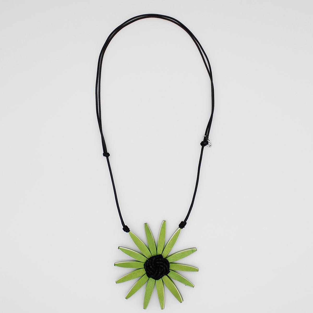 Green Amaya Flower Statement Necklace