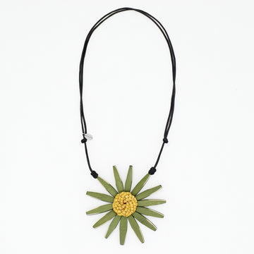 Olive Amaya Flower Statement Necklace