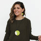Lime He Loves Me Pendant