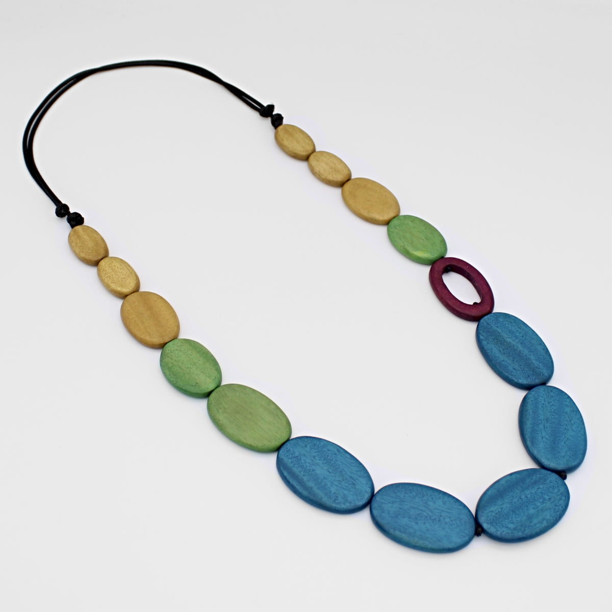 Blue and Green Shiori Necklace