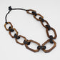 Brown Paz Link Necklace