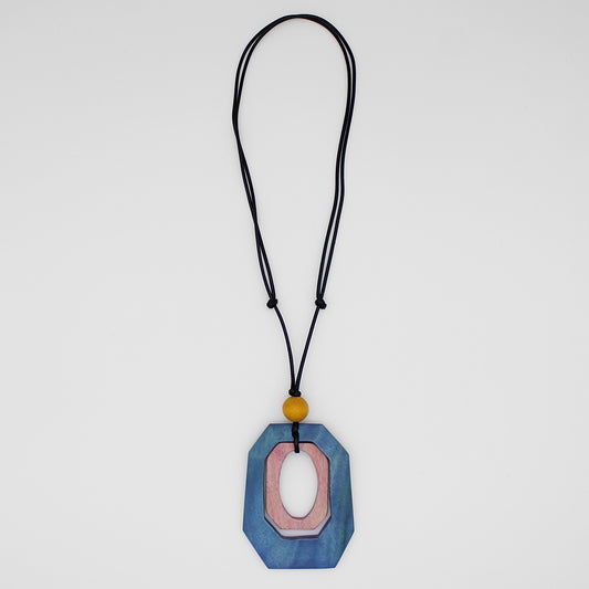 Blue Contemporary Piper Pendant