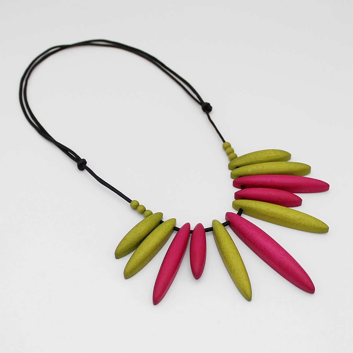 Lime Bird of Paradise Statement Necklace