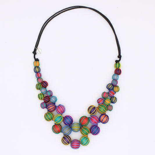 Multicolor Pamela Berries Necklace - Sylca Designs - Chunky Jewelry 