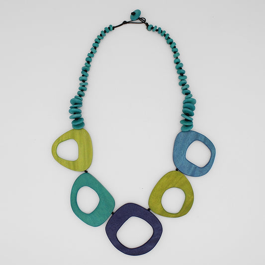 Shades of Blue Roslyn Necklace