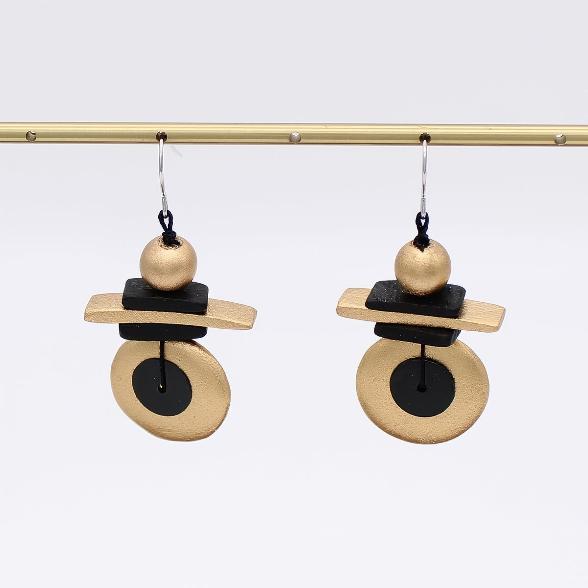 Assuta Gold Drop Earrings - Sylca Designs - Chunky Jewelry 