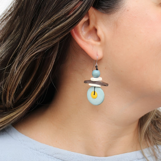 Assuta Blue Drop Earrings