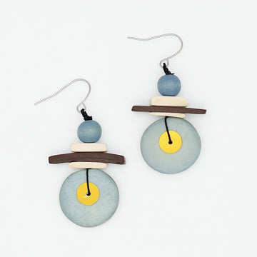 Assuta Blue Drop Earrings