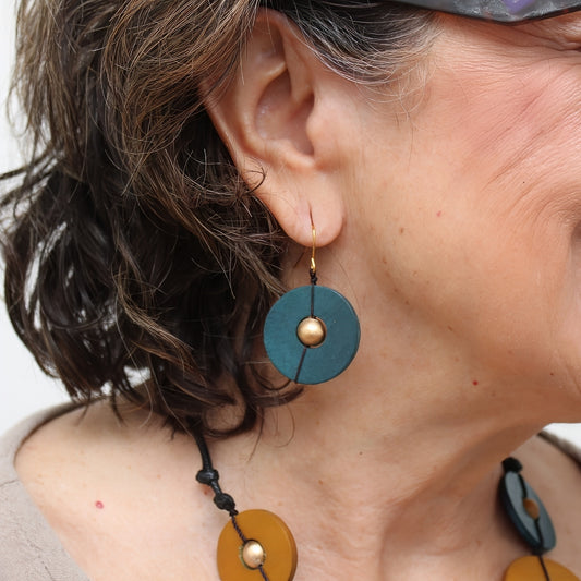 Teal Unity Earrings
