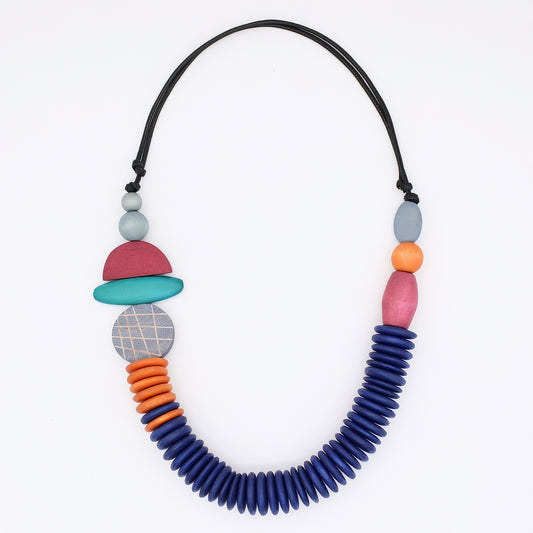 Blue Contemporary Phoenix Necklace