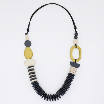 Chartreuse Wood Sophie Necklace