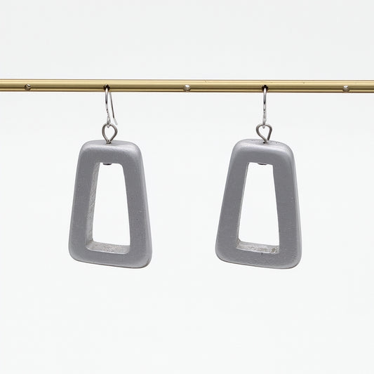 Silver Driftwood Dangle Earrings