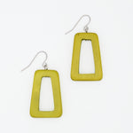 Lime Driftwood Dangle Earrings