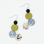 Meadow Mosaic Wooden Earring