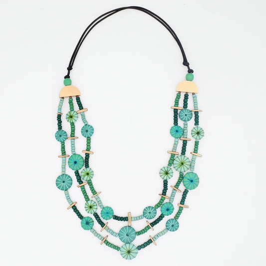 Turquoise Teagan Triple Necklace