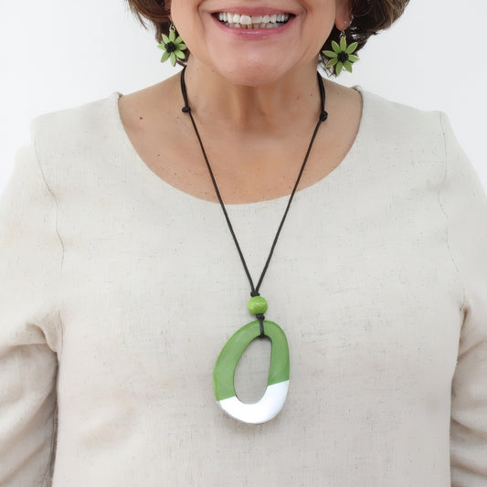 Green Arbor Open Pendant