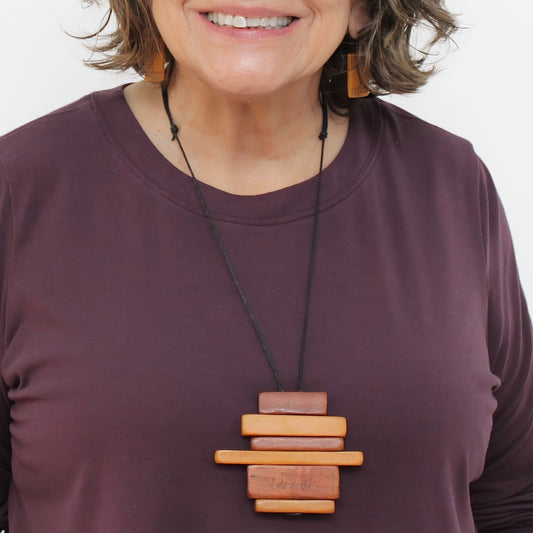 Brown Mallory Pendant