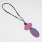 Purple Double Bead Alaina Pendant