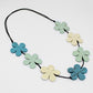 Aqua Flower Power Necklace