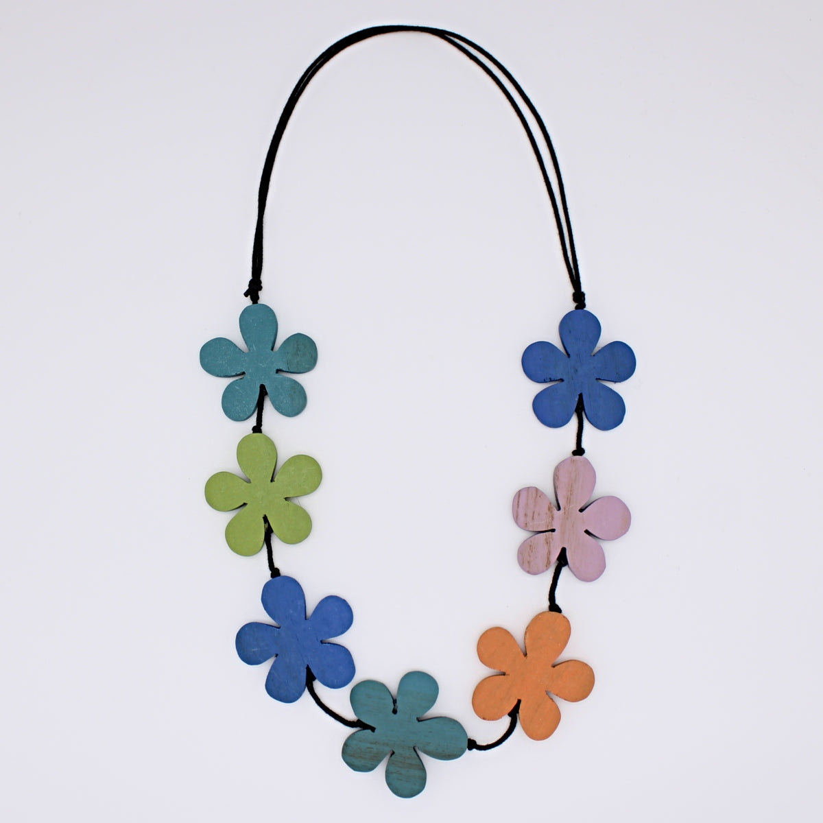 Multi Color Flower Power Necklace