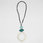 Ivory Curved Circle Pendant