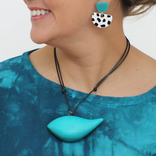 Turquoise Robin Pendant Necklace