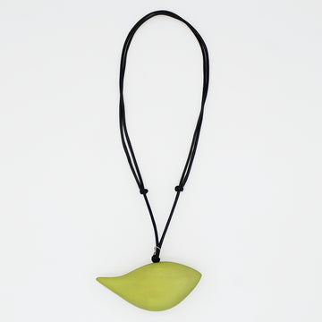 Chartreuse Robin Pendant Necklace