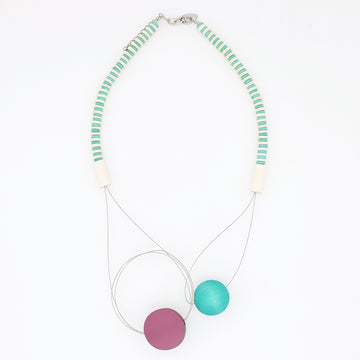 Lilac & Aqua Kathy Necklace