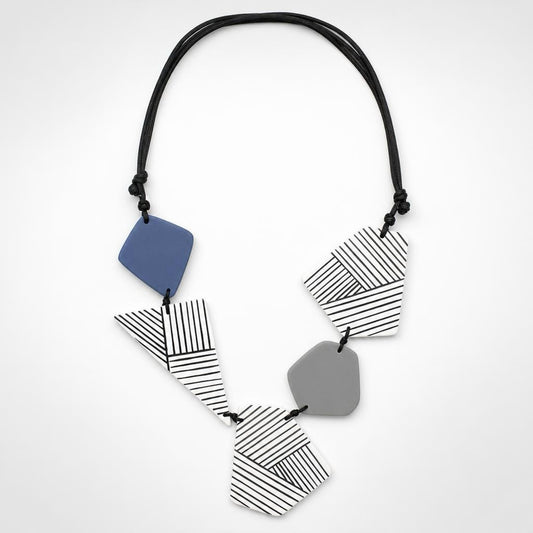 Black and Grey Zenith Necklace