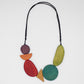 Nalani Multi Color Artful Wood Necklace