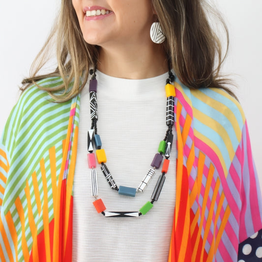Soran Brights Mixed Bead Necklace