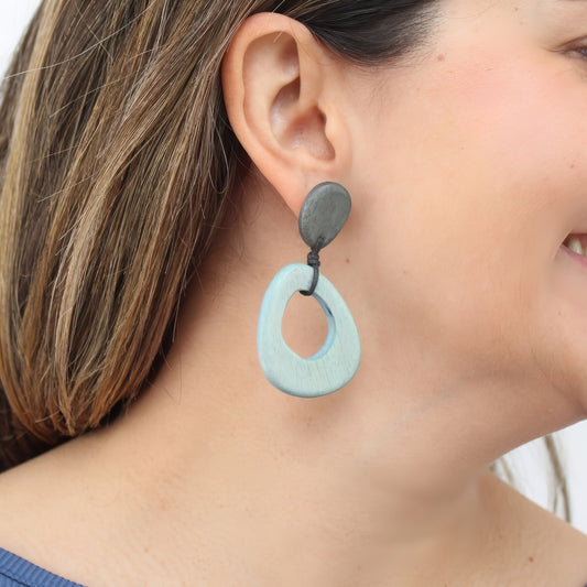 Blue Sage Drop Earrings