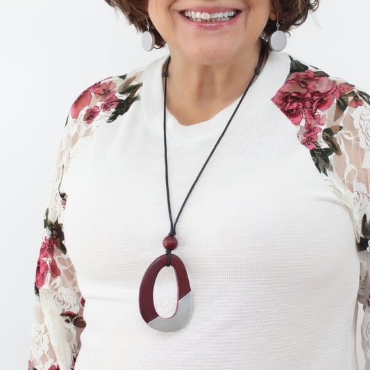 Plum Arbor Open Pendant