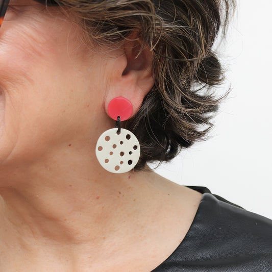 Coral Jocelyn Earrings