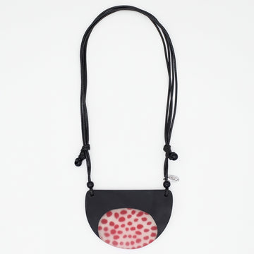 Red and Black Stella Pendant Necklace